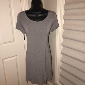 Gray T-Shirt Dress
